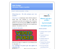 Tablet Screenshot of infospratique.com